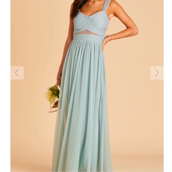 Birdy Grey Dresses & Skirts - Birdy Grey Sage Green Elyse Bridesmaid Dress | XS